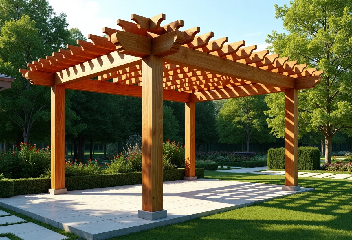 pergola bois