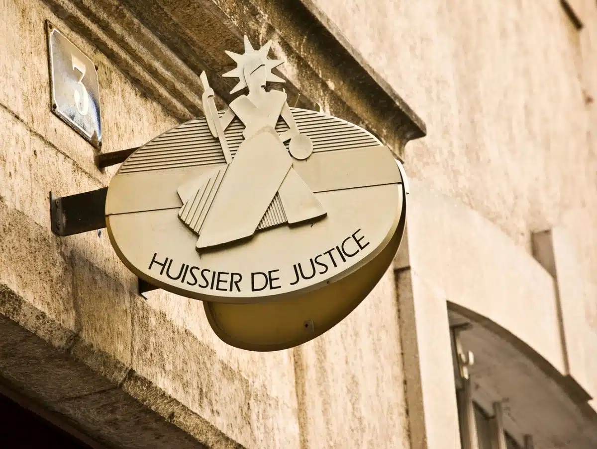 une saisie par huissier